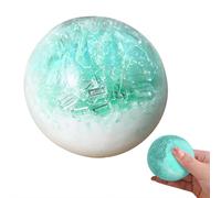 Crushed Ice Fidget Ball - 2.36" TPR Stress Relief Toy with Translucent Shatter Effect, Soft Stretchy Sensory Ball for Anxiety, ADHD, Focus & Relaxation (Assorted Colors)