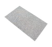 Crushed Silver Rhinestone Table Mat 30x45cm AB Color Bling Placemat