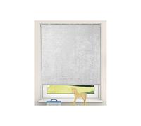 Crushed Velvet Roller Blinds 165Cm Drop X Width 135Cm Light Grey