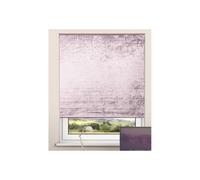 Crushed Velvet Roller Blinds 165Cm Drop X Width 135Cm Pink