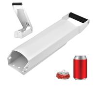 Crusher - 16oz and 12oz (Heavy Duty Steel) | Manual Beverage Compression Tool, Wall-Mounted Recycling Flattener, Eco-Friendly Soda and Beer Smasher For Kitchen Garage