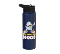 Crushing Eggs Funny Dinosaur Monster Truck Stainless Steel Insulated Water Bottle