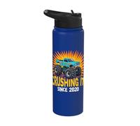 Crushing It Since 2020 Truck Birthday 5th Stainless Steel Insulated Water Bottle