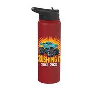 Crushing It Since 2020 Truck Birthday 5th Stainless Steel Insulated Water Bottle