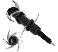 Crushing Stacked Blade Assembly for Ninja Food Processor Blender 1200W, Blending Blade Replacement Part for Nutri Ninja Blender BN750UK BN800UK BN800UKDBCP BL682UK2 BL770UK