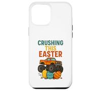 Crushing This Easter Monster Truck Boys Toddler Egg Hunt Case for iPhone 12 Pro Max