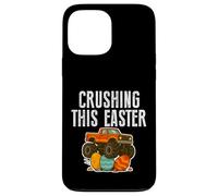 Crushing This Easter Monster Truck Boys Toddler Egg Hunt Case for iPhone 13 Pro Max