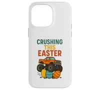 Crushing This Easter Monster Truck Boys Toddler Egg Hunt Case for iPhone 14 Pro Max