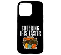 Crushing This Easter Monster Truck Boys Toddler Egg Hunt Case for iPhone 15 Pro Max