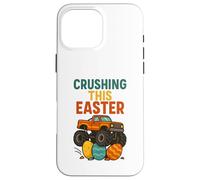 Crushing This Easter Monster Truck Boys Toddler Egg Hunt Case for iPhone 16 Pro Max