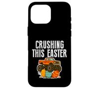 Crushing This Easter Monster Truck Boys Toddler Egg Hunt Case for iPhone 16 Pro Max