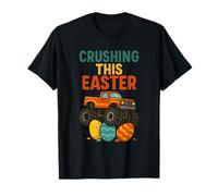 Crushing This Easter Monster Truck Boys Toddler Egg Hunt T-Shirt