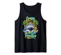 Crusing Through Life Together Husband Wife Couple Tank Top