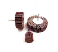 CruSio Abrasive Flap Wheel Sander, 5Pcs 25Mm Sanding Sandpaper Flap Wheel Disc 80 Grit 6Mm Shank for Rotary Tools/25Mm