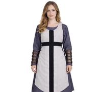 Crussader Knight Tabard, Woman - Gray/Black