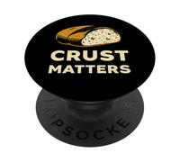 Crust Matters Sourdough Bread Baker Retro PopSockets Adhesive PopGrip