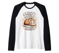 Crusty on the Outside Soft on the Inside Bread Sourdough Raglan Baseball Tee