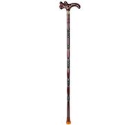 Crutch Auspicious Dragon Head Decoration Walking Cane, Independent Non-slip Crutch For The Elderly, Load Bearing 250kg/551.2lbs