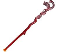 Crutch Dragon Head Shape Walking Cane, Ergonomic Non-slip Mobility Cane For The Elderly, Hand-carved, Load Bearing 150kg/330.7lbs