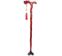 Crutch Dragon Playing With Pearl Shape Walking Cane For Elderly, Hand-carved Wooden Mobility Cane, Load Bearing 150kg/330.7lbs(B,80cm(Use height 151-155cm))