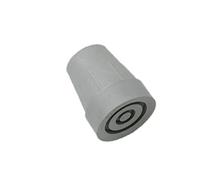 Crutch Ferrules - Grey - Heavy Duty - 22mm (7/8 Inch) (Qty 5)