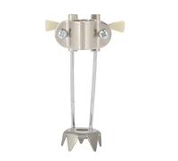 Crutch Ice Grip, Cane Ice Grip, Non-slip 5-Prong Cane Ice Grip Replacement Crutches for Trekking Poles Walking Sticks Wooden Canes