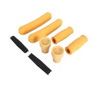 Crutch Pad Set Soft Rubber Non Slip Hand Grip Underarm Pads Foot Pads for Aluminum Wooden Crutches Universal Fit 3/4 to 7/8 Inch Legs