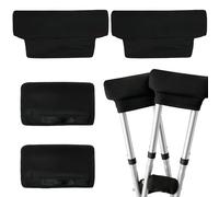 Crutch Pads - 2 Pieces, Soft, Ergonomic and Comfortable | Replacement Armpit Crutch Pad for Seniors | For Seniors Children Disabled Men Women for Walking and Recovery Abrasion Protection