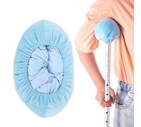 Crutch Pads - Underarm Walking Crutch Handle Pads - Forearm Support Pads for Hand Grips - Comfortable Cushion Padding - Walking Aid Support