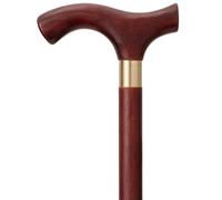 crutch, Simple Style Practical Walking Cane for Elderly,Omic Non-Slip Rosewood Crutch, Keep Balance(A,80Cm(Use Height 150 155Cm))
