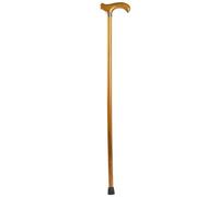Crutch Stylish Curved Walking Cane Cane For Elderly, Handmade Walking Stick With Silver Ring Decoration, Load Bearing 150kg/330.7lbs