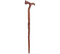 Crutch Wooden Pear Wood Wind Head Handle Walking Stick High-End Suitable The Elderly Crutch-11.19