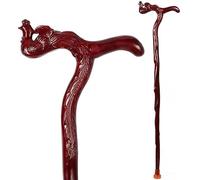Crutch Wooden Sticks Solid Wood Old Wooden Stick Mahogany Cane Walking -Affordable Gift for Your Loved One Ideal for Men or Women with Active Outdoor Lifes