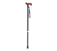 Crutches， Aluminium Alloy Elderly Lightweight Telescopic with Light Non-Slip Walking Aid Cane Single Leg