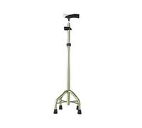 Crutches， Cane for The Elderly with A Four-Legged, Lightweight and Non-Slip Multifunctional for The(Green)