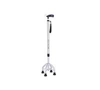 Crutches， Cane for The Elderly with Non-Slip Lightweight for Fracture Rehabilitation(Silver)