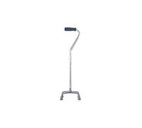 Crutches for The Elderly with Four-Legged Cane for Broken Bones Lightweight, Non-Slip for The(Silver)