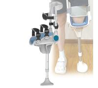Crutches, Pain Free Knee Crutch for Elderly Injury Ankle Fracture, Alternative to Crutches, Leg Support for(Left Leg)