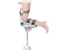 Crutches, Pain-Free Knee Crutch & Walking Aid for Single Leg Support - Assistive Device for Improved Mobility and Stability(Left)