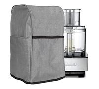 Crutello Food Processor Cover with Storage Pockets for Large Custom 11-14 Cup Processor, Kitchen Appliance Covers, For Kitchen Counter
