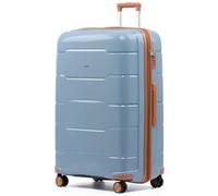 CRUW Extra Large 32" Checked Luggage 85x57x37cm + Expandable Hold Baggage (165/176 Liters) Polypropylene Suitcase TSA Approved Lock 8 Silent Spinner Wheels Lightweight Suitcases Airline Travel