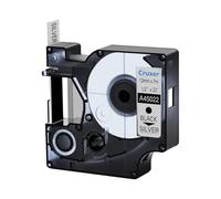Cruxer 100-Pack Replacement for D1 45022 S0720620 12mm x 7m Black on Silver Label Tape Compatible with Label Manager 160 210D 260P 280 360D 420P 450D 500TS Label Point/Writer Maker
