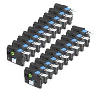 Cruxer 20 Pack Replacement for Brother P-Touch TZe-253 AZe-253 White Laminated Tapes，Blue on White 0.94'' 24mm x 8m Cassette Compatible for Brother PT-P700 PT-E550WVP PT-P750W PT-2730VP