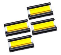 Cruxer 4 Pack Compatible for Canon Selphy CP1500 CP1300 Ink Cartridges for 4x6 inch Photo Paper for Cannon Selphy CP CP910 CP780 CP760 CP1200 CP1000 Printer, Ink Cartridge Set Only