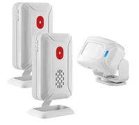 Cruxer Motion Sensor Detector Indoor Wireless PIR Security Alarm