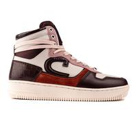 Cruyff Classics Womens Campo Hi Lux Trainers - White Leather - Size UK 9