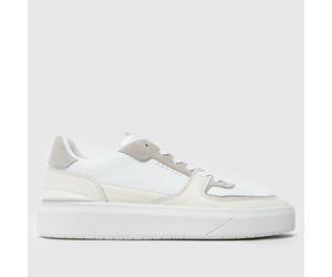 CRUYFF Men's Surefire Trainers in White & Grey, Leather, Size: 7 UK 7 (EU 41)
