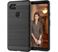 CruzerLite Case for Google Pixel 2 XL Case, Carbon Fiber Shock Absorption Slim case for Google Pixel 2 xl (2017) (Black)