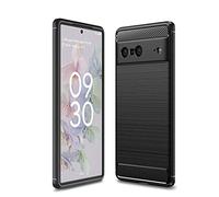 CruzerLite Case for Google Pixel 7 Case, Carbon Fiber Texture Design Cover Anti-Scratch Shock Absorption for Google Pixel 7 5G Case (2022) (Black)