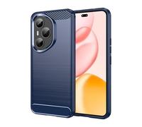 CruzerLite Case for Honor 400 Pro, Carbon Fiber Texture Design Cover Anti-Scratch Shock Absorption Case Designed for Honor 400 Pro (2025) (Blue)
